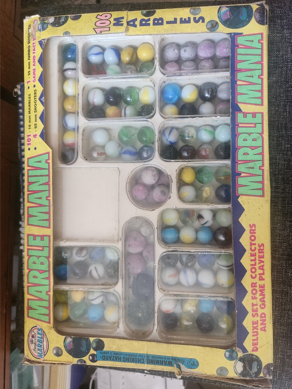 Vintage 1997 Imperial Marbles Corporation "Marble Mania" Deluxe Set
